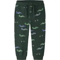 Name it Pantalon 'NMMNARIS' bleu / vert / vert foncé / blanc