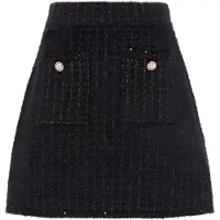 Faina Jupe or / noir