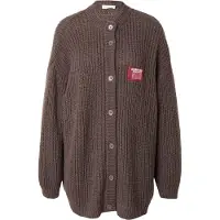 American vintage Cardigan 'CYROW' chocolat