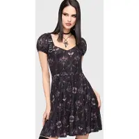 Killstar Robe courte Gothic de - Chapel Blessing - Garden Altar Mini Dress - S - 4XL - pour Femme - noir - Taille 4XL