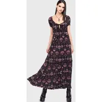 Killstar Robe longue Gothic de - Chapel Blessing - Garden Altar Maxi Dress - XS - XXL - pour Femme - noir - Taille M