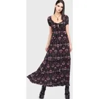 Killstar Robe longue Gothic de - Chapel Blessing - Garden Altar Maxi Dress - XS - XXL - pour Femme - noir - Taille XS