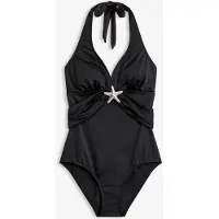 Bonprix Maillot 1 pièce dos nu avec détail étoile de mer
