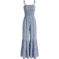 Faina Combinaison bleu-gris / blanc