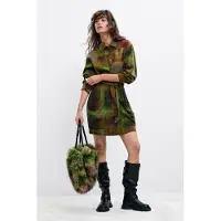 Desigual Robe 'M. C. Lacroix' vert / mélange de couleurs