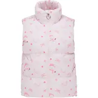 Mymo Gilet 'Young Fashion' rosé / rose clair / blanc