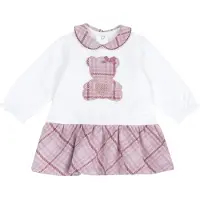 Chicco Robe rose / blanc