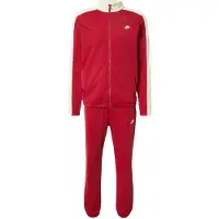 Nike Survêtement 'CLUB' rouge / blanc