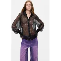 Desigual Chemisier jaune clair / rosé / noir