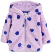 Next Veste en polaire bleu cobalt / lavande