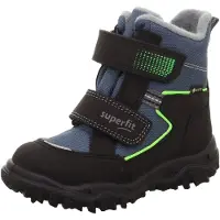 Superfit Bottes de neige 'HUSKY' saphir / vert fluo / noir