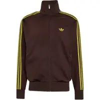 Adidas Originals Veste de survêtement 'Firebird' marron / jaune