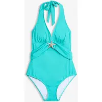Bonprix Maillot 1 pièce dos nu avec détail étoile de mer