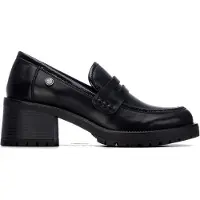Xti pour femme. 14608401-NEGRO Mocassins 146084 noir (38), 5 à 8 cm, Aucun, Casuel, Classique