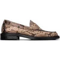 Xti pour femme. 14602102-SERPIENTE Mocassins 146021 taupe (41), 1 à 3 cm, Aucun, Casuel, Imprimé animal, Classique