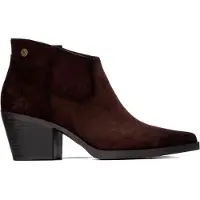 Xti pour femme. 14651703-MARRON Bottines 146517 marron (40), 5 à 8 cm, Fermeture éclair, Casuel