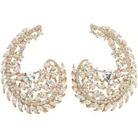 Avant Garde Boucles d'oreilles 'Denisaka' or