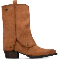 Xti pour femme. 14647803-CAMEL Bottines 146478 marron clair (41), Beige, 3 à 5 cm, Fermeture éclair, Casuel