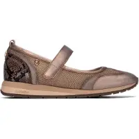 Carmela pour femme. 16435302-PLOMO Ballerines en cuir 164353 gris (39), 1 à 3 cm, Velcro, Casuel