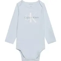 Calvin Klein Jeans Barboteuse / body bleu pastel / gris / blanc