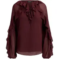 Ralph Lauren Chemisier 'POLY' rouge