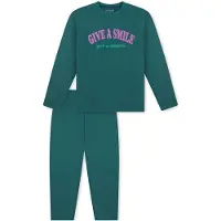 Schiesser Pyjama ' Nightwear ' vert foncé