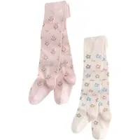 Next Collant 'Rich' azur / marron / rose ancienne / blanc