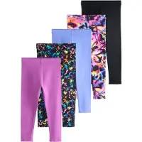 Next Leggings bleu / violet / mélange de couleurs / noir