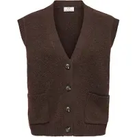 JDY Cardigan 'JDYSUPER' brun foncé