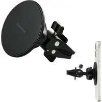 IMoshion Support de téléphone pour voiture - Magnétique - Grille de ventilation - Noir