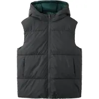 Mango KIDS Gilet 'GERARD' gris foncé / sapin