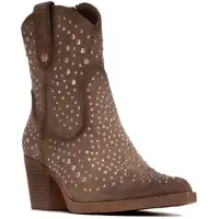 Xti pour femme. 14619201-TAUPE Bottines 146192 taupe (39), 5 à 8 cm, Fermeture éclair, Casuel