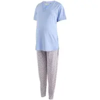 Next Pyjama bleu clair / baie / blanc