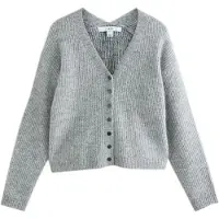 Next Cardigan gris chiné