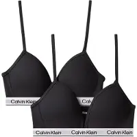Calvin Klein G80g800741 Triangle Bra 2 Units Noir 12-14 Years Fille