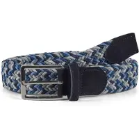 Howard London Ceinture 'Braided Belt Marvin Blue Multicoloured' bleu