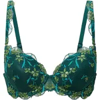 Lingadore Soutien-gorge vert foncé / mélange de couleurs
