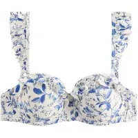 Next Hauts de bikini crème / bleu