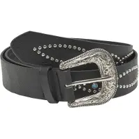 Urban Classics Ceinture 'Western Rivet' noir / argent