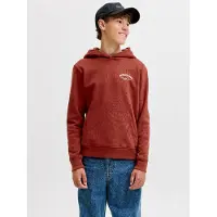 Jack & jones Junior Sweat 'JJEBrandes' rouge / noir / blanc cassé