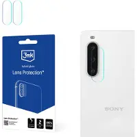 3MK Lens Protect Sony Xperia 10 V Ochrona na obiektyw aparatu 4szt (1 pcs, Sony Xperia 10 V), Téléphone portable : film de protection, Noir