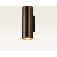 LUSENZ - Applique murale Mirano bronzo - Douille GU10 - Spot cylindrique - Design minimaliste