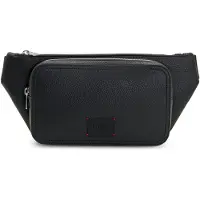 HUGO Sac ceinture en similicuir avec patch logo gravé
