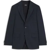 BOSS Blazer Slim en laine vierge italienne à motif