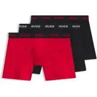HUGO Lot de trois boxers longs