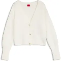 HUGO Cardigan Relaxed en laine texturée