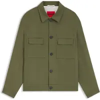 HUGO Veste de costume Slim en twill infroissable