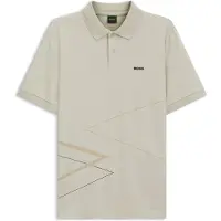 BOSS pour homme. 50570015 Polo Rank 3 beige clair (L), Casuel, Coton, Manche courte