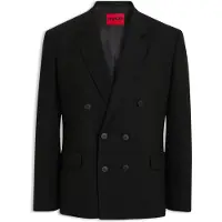 HUGO Blazer Modern en twill stretch performant