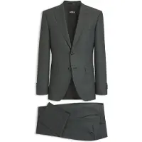BOSS Costume deux pièces Regular en laine vierge italienne